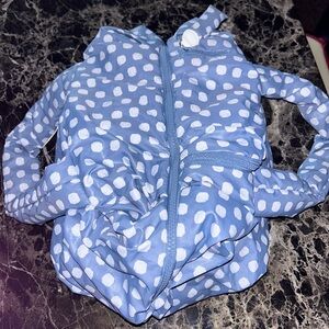 Nylon polkadot shoulder bag